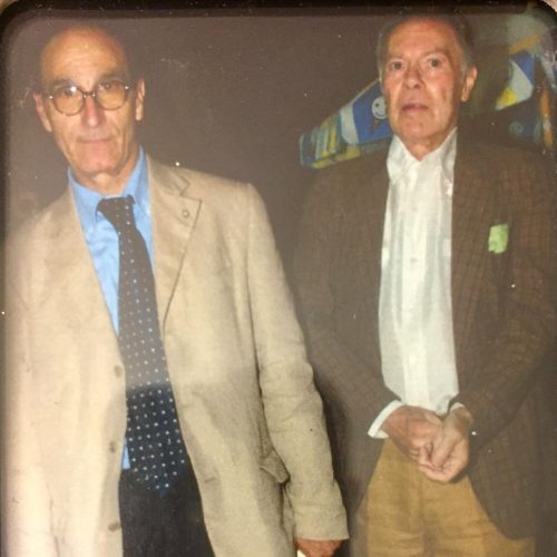 Nicola Costantino con il Prof. Gaetano Azzolina